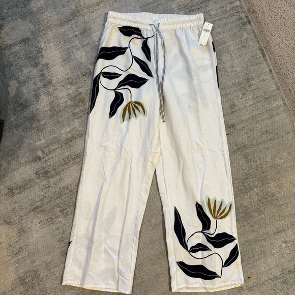 Kenzie Parrott for Anthropologie Graphic Pajama Bottoms - Picture 2 of 10